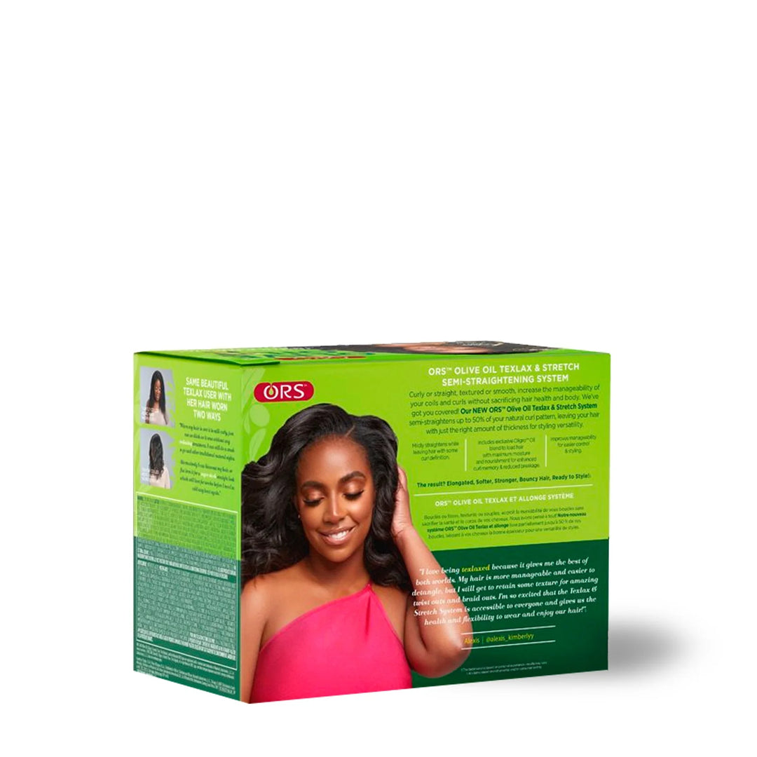 ORS Olive Oil Texlax & Stretch Semi-Straightening System For All Natural Hair Types