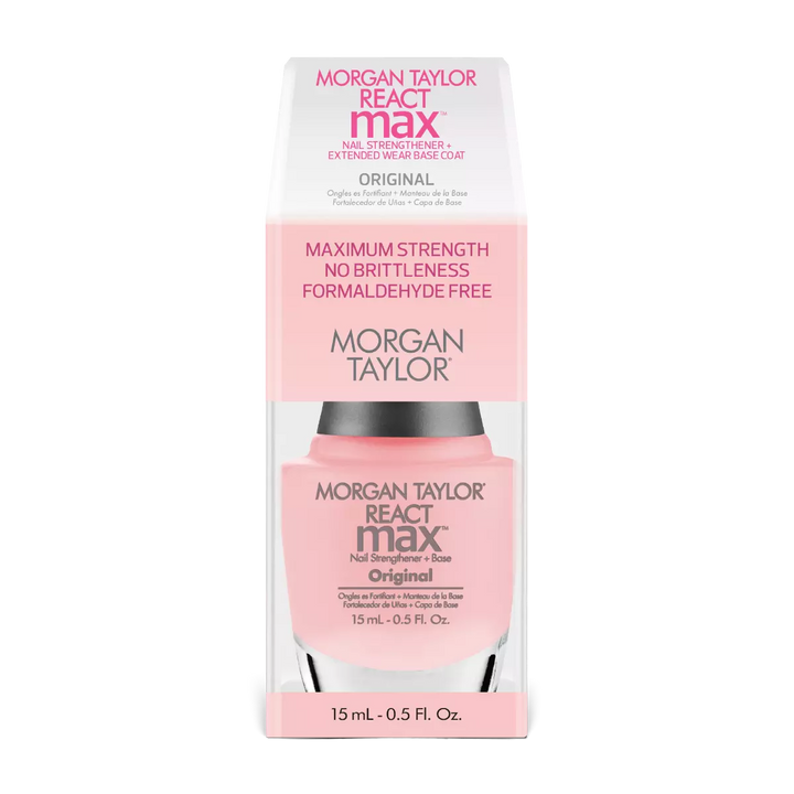 Morgan Taylor REACTmax Original Nail Strengthener and Extended Wear Base Coat