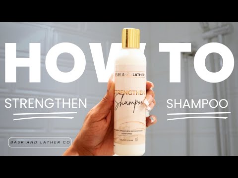 Bask & Lather Strengthen Hair Shampoo