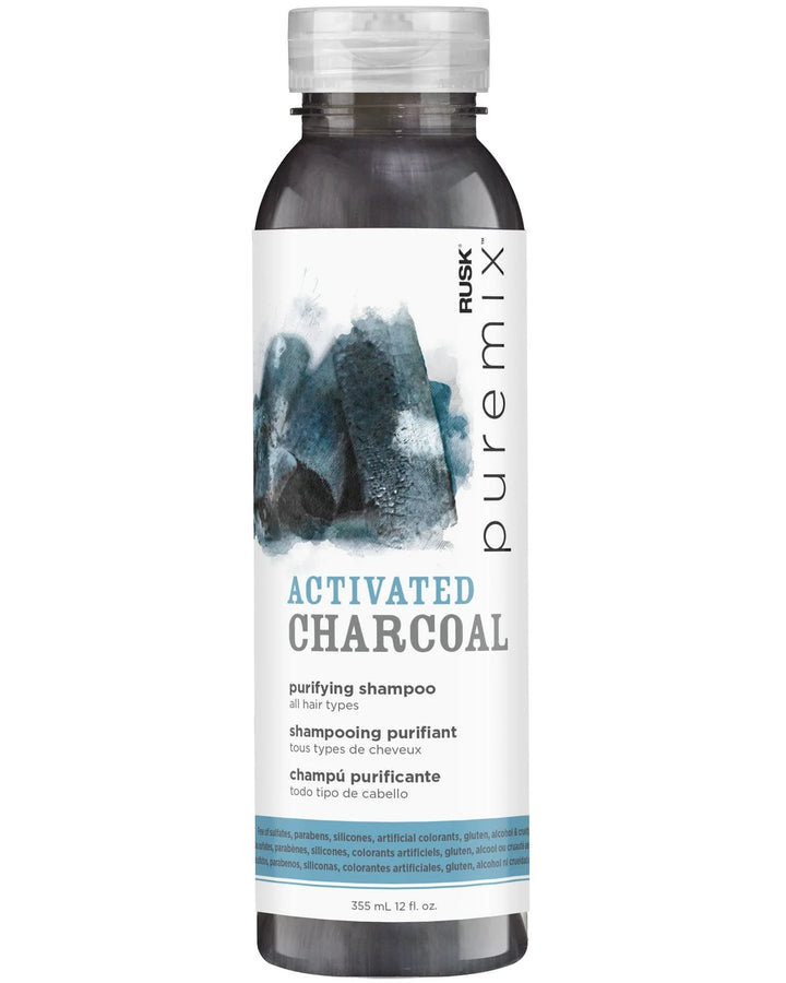 RUSK Puremix Activated Charcoal, Purifying Shampoo