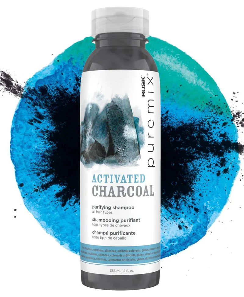 RUSK Puremix Activated Charcoal, Purifying Shampoo