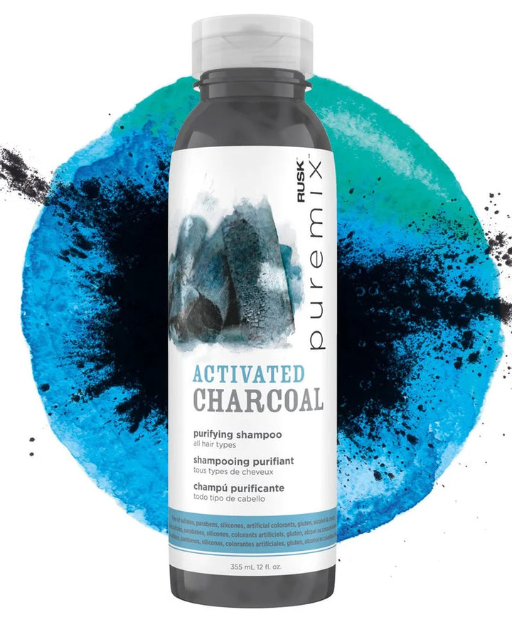 RUSK Puremix Activated Charcoal, Purifying Shampoo