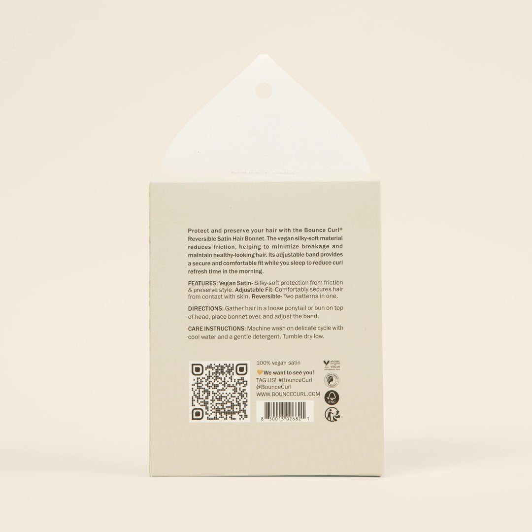 Bounce Curl Reversible Satin Hair Bonnet