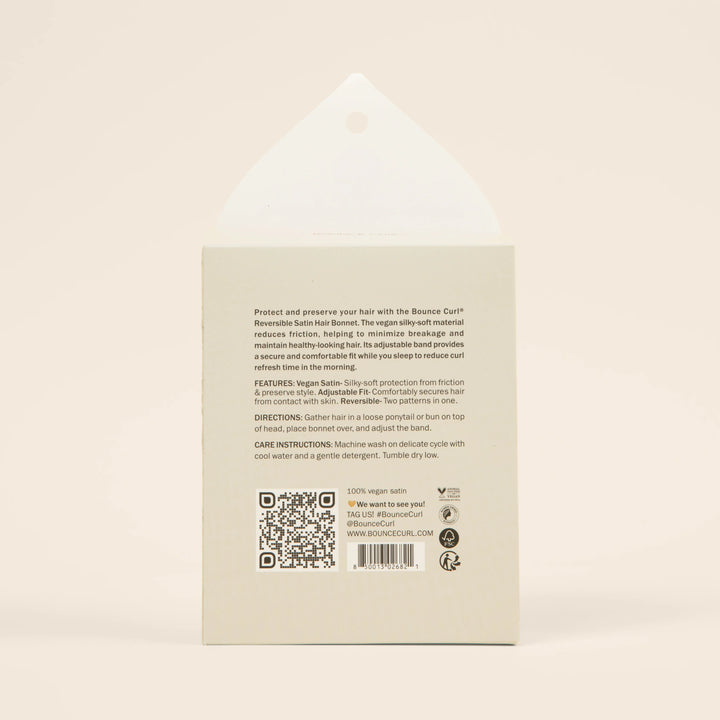 Bounce Curl Reversible Satin Hair Bonnet