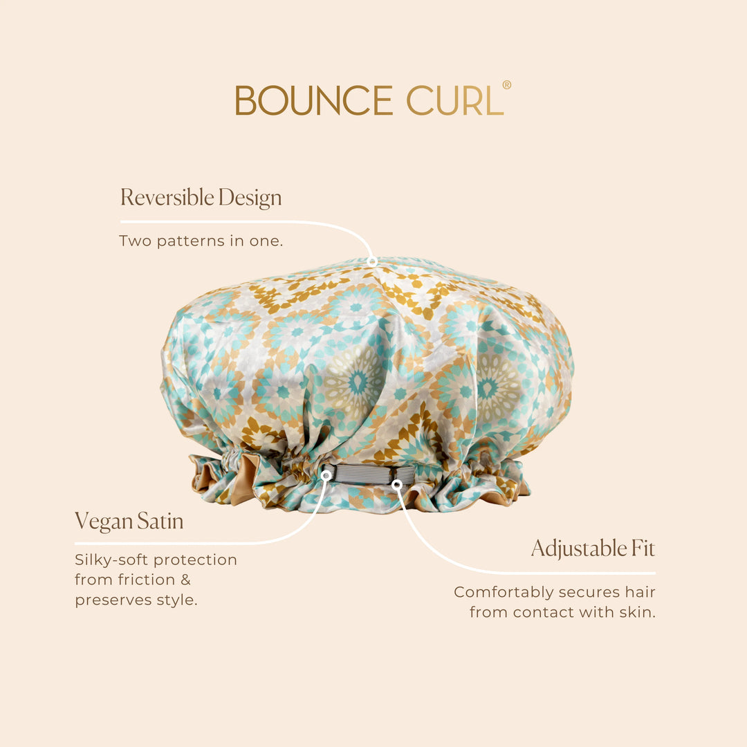 Bounce Curl Reversible Satin Hair Bonnet