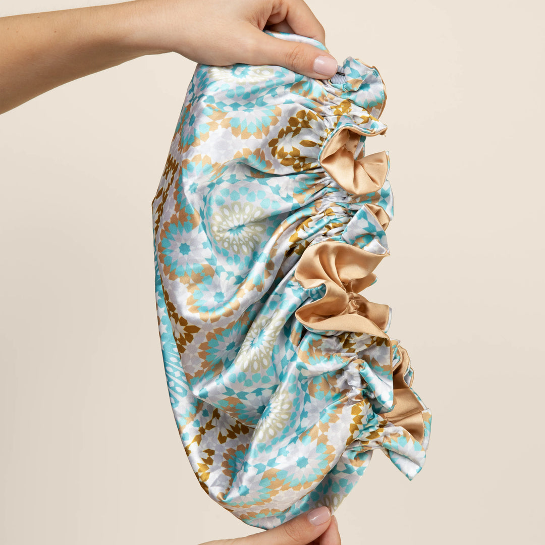 Bounce Curl Reversible Satin Hair Bonnet