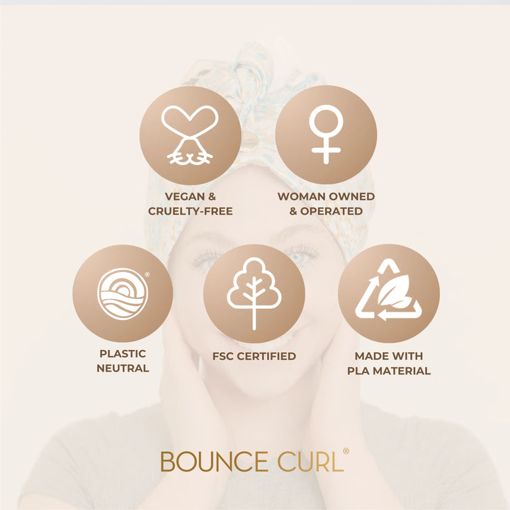 Bounce Curl Satin Microfiber Turban