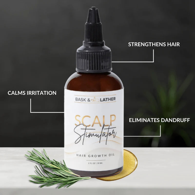 Bask & Lather Scalp Stimulator | Hair Growth Oil