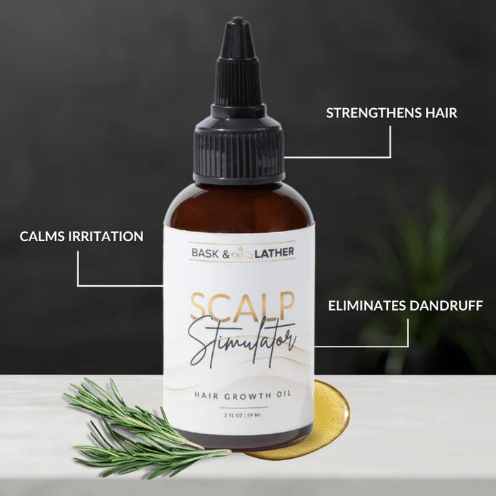 Bask & Lather Scalp Stimulator | Hair Growth Oil