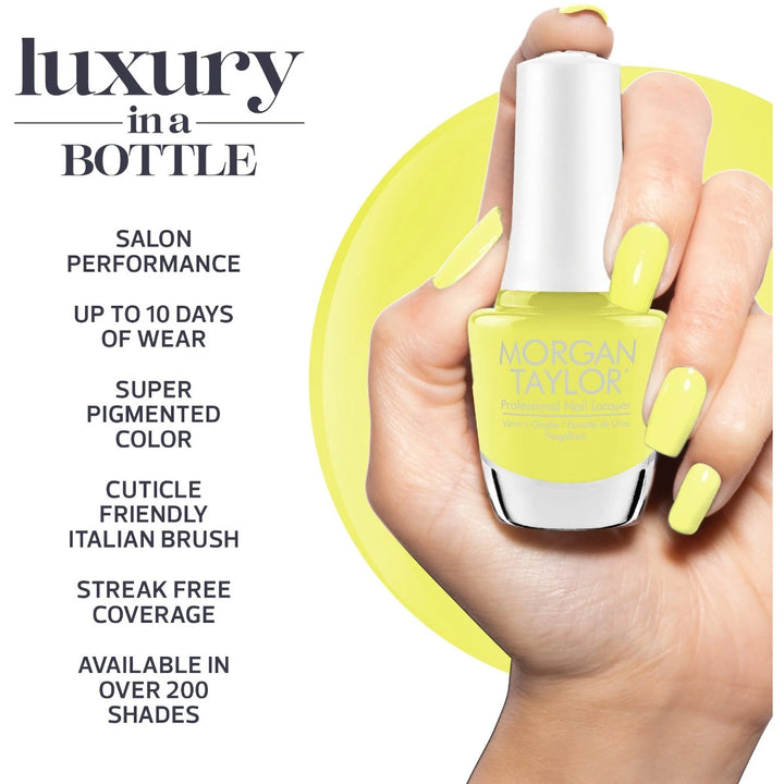 Morgan Taylor Nail Lacquer Lemon Drop Lush (Keep It Juicy Collection)