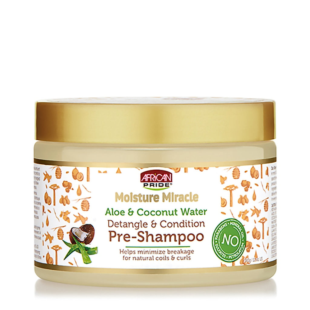 African Pride Moisture Miracle Pre-Shampoo. Sulphate free