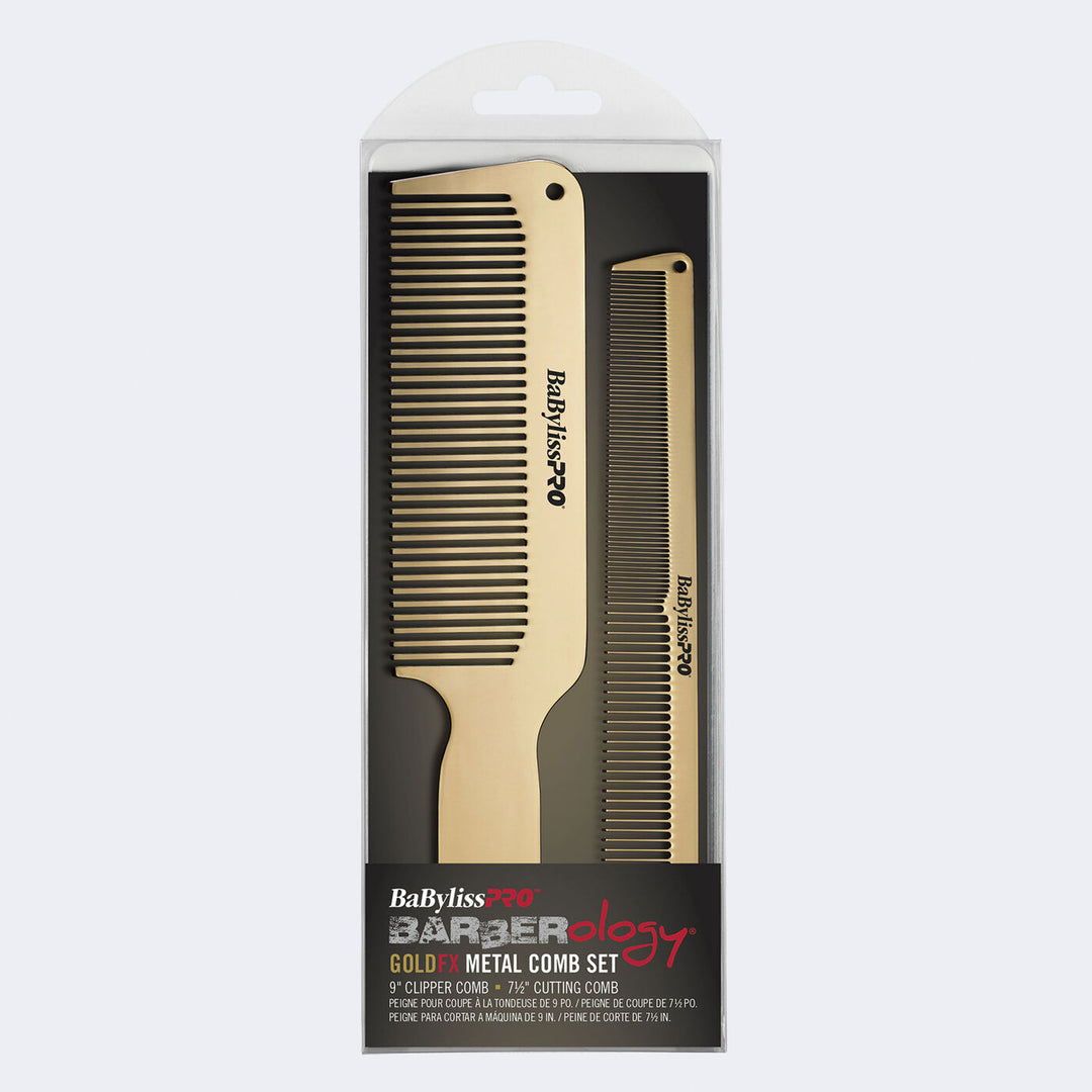 BABYLISSPRO® GOLDFX METAL COMB 2-PACK