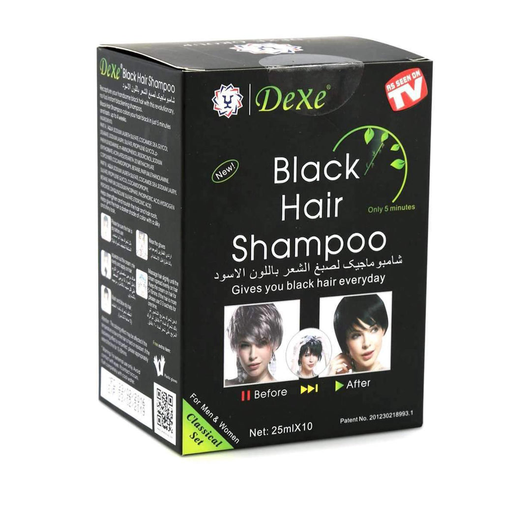 Dexe Black Hair Shampoo - Sachet