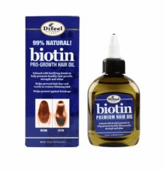 Difeel Biotin Premium Hair Oil 2.5 oz.