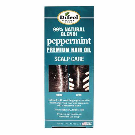 Difeel 99% Natural Blend Peppermint Premium Hair Oil – Bella360 Beauty