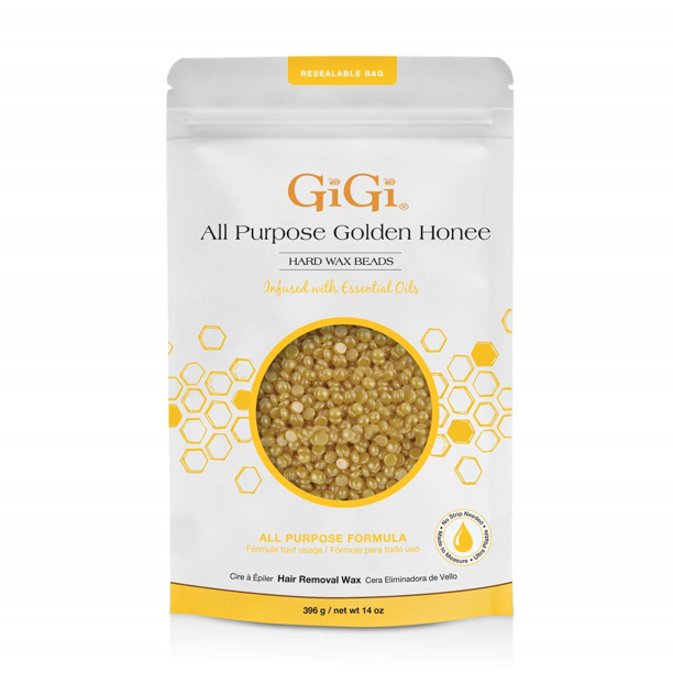 Gigi All Purpose Golden Honee Hard Wax Beads