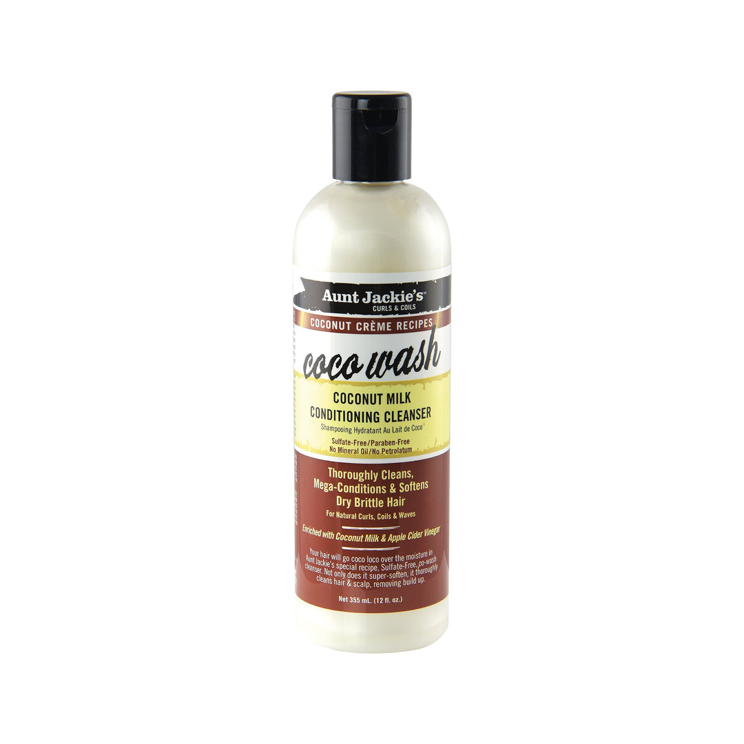 Aunt Jackie's Coco Wash coconut milk conditioning cleanser